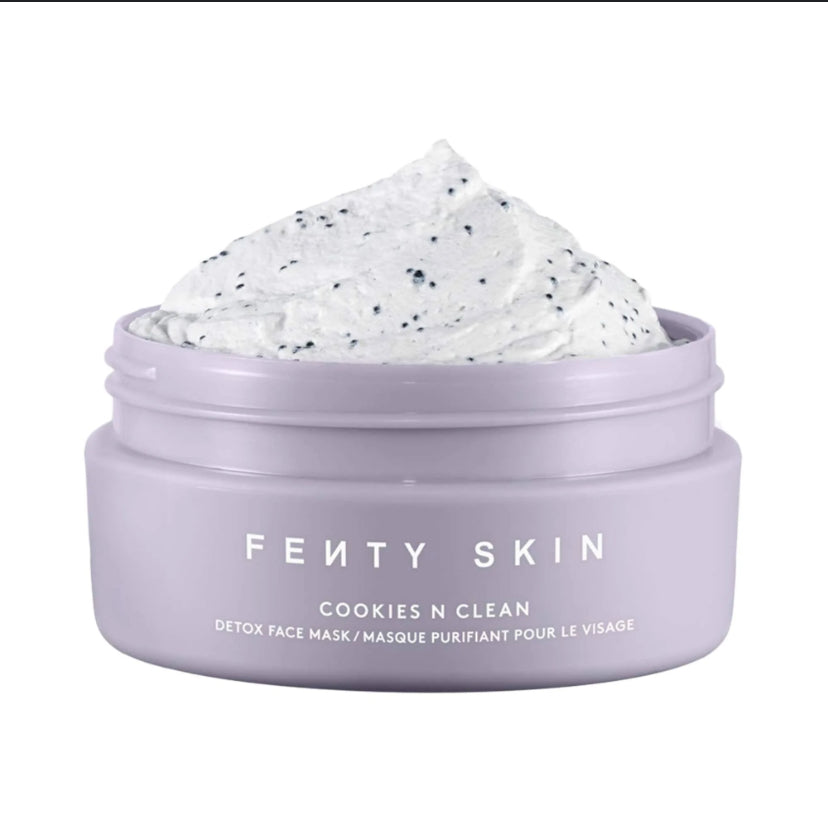Fenty Skin Cookies N Clean Whipped Clay Pore Detox Face Mask with Salicylic Acid   Charcoal